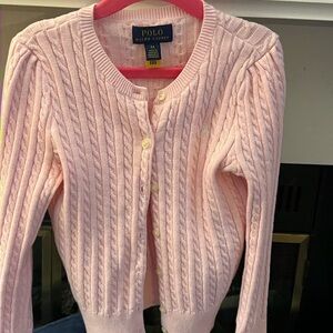 Polo by Ralph Lauren Pink Cable Knit Sweater